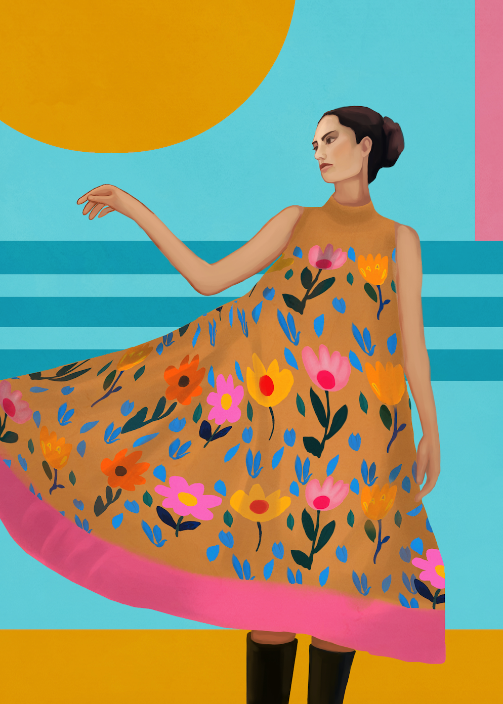 UNDER THE SUN - Art Print by Branka Kodžoman