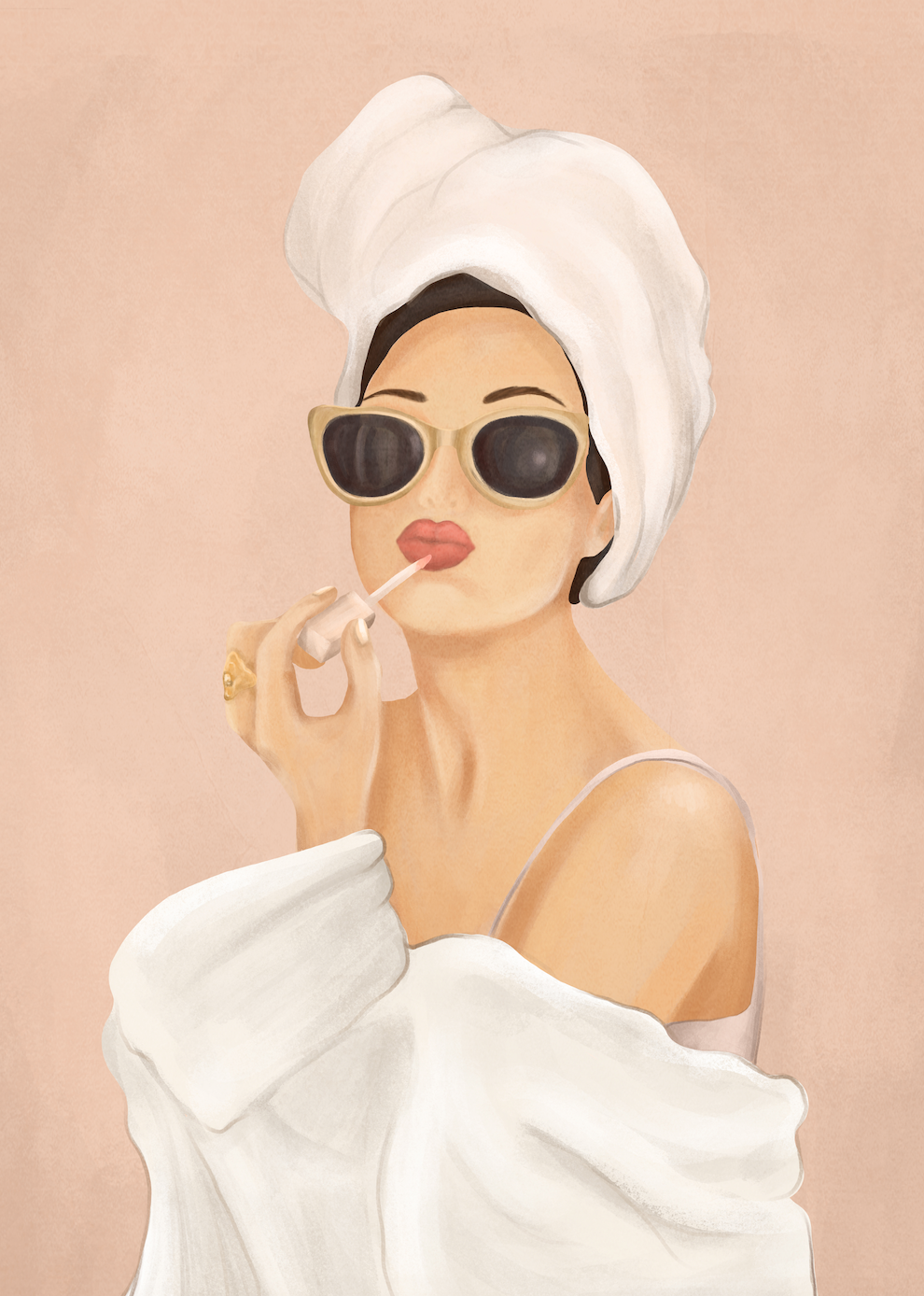 MORNING ROUTINE - Art Print by Branka Kodžoman
