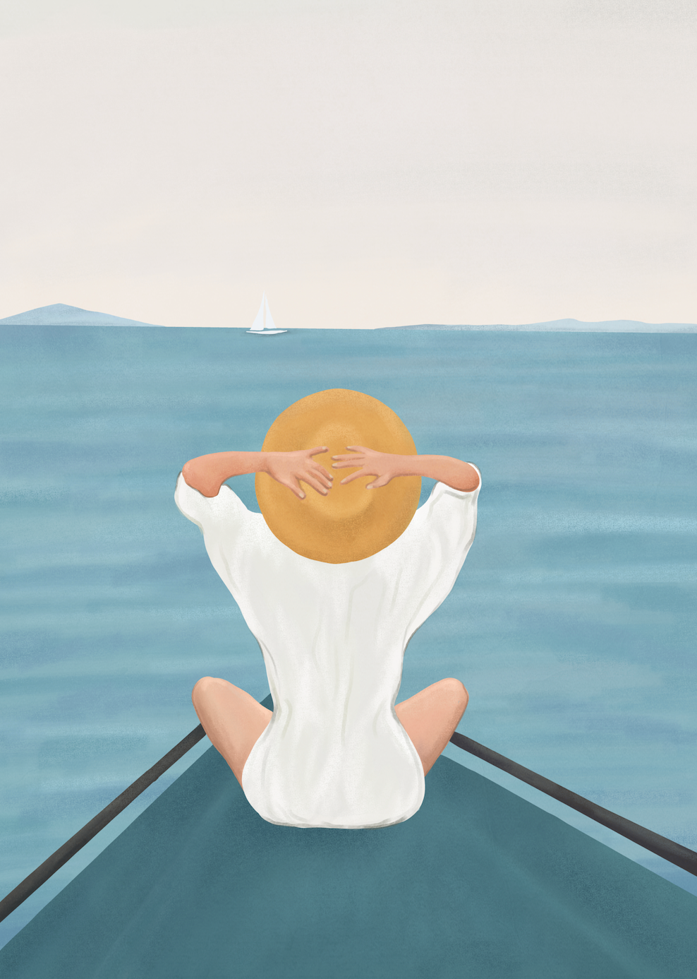 SUMMER VACATION - Art Print by Branka Kodžoman