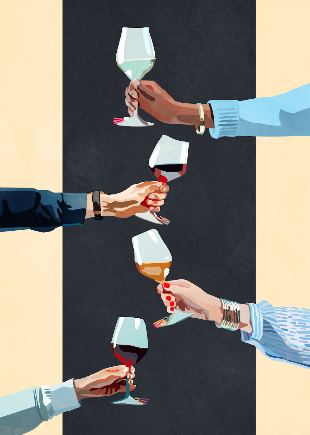 CHEERS - Art Print by Branka Kodžoman