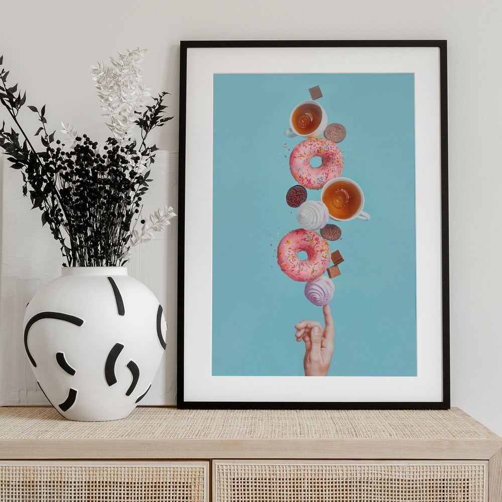 Weekend donuts - Art Print by Dina Belenko