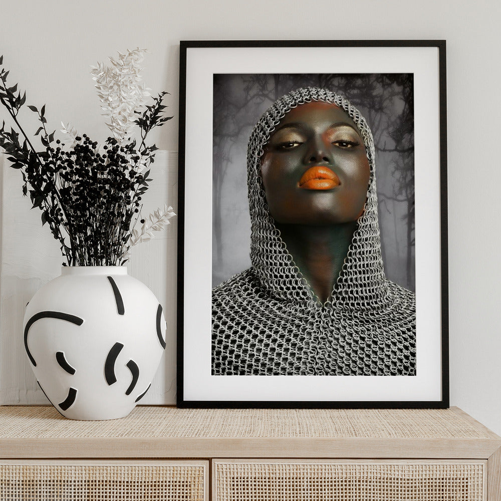 The Warrior - Art Print by Baden Bowen