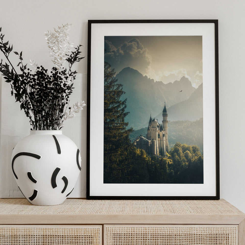 Neuschwanstein Castle - Art Print by Cuma Cevik