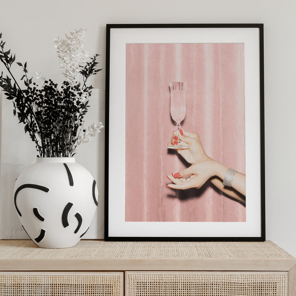 Here's To Pink 01 - Art Print by Pictufy Studio III