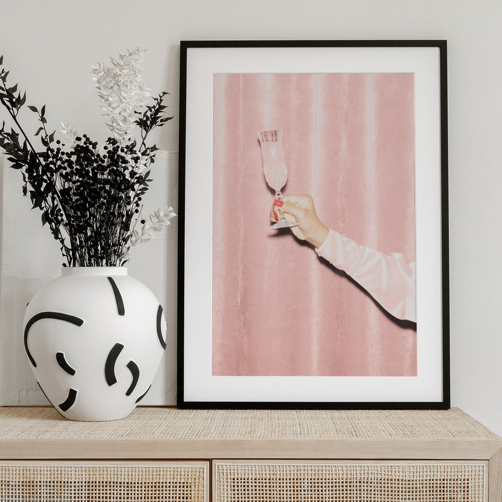 Here's To Pink 02 - Art Print by Pictufy Studio III