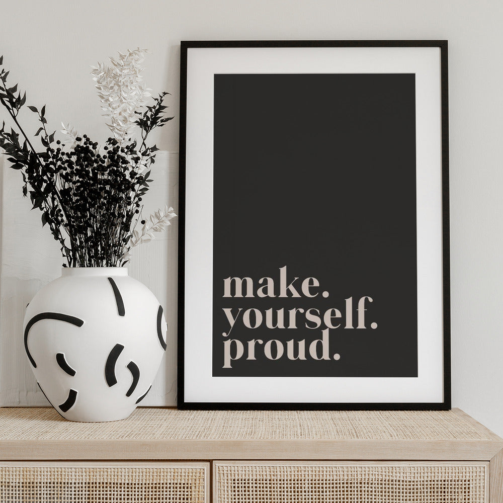 Motivational Phrase - Art Print by uplusmestudio