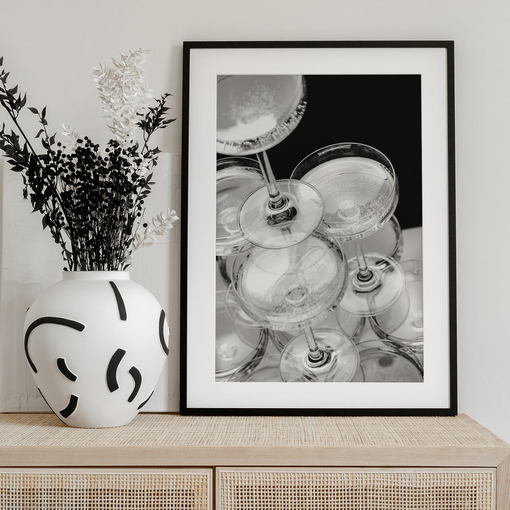 Champagne tower_5 - Art Print by Pictufy Studio III