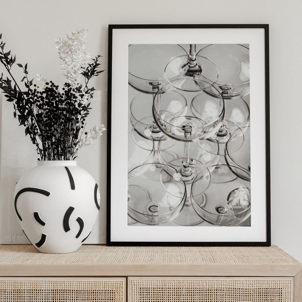 Champagne tower_7 - Art Print by Pictufy Studio III