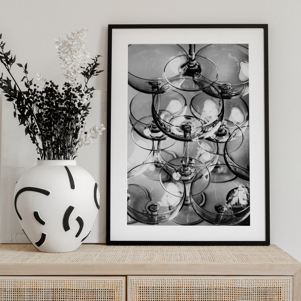 Champagne tower_8 - Art Print by Pictufy Studio III
