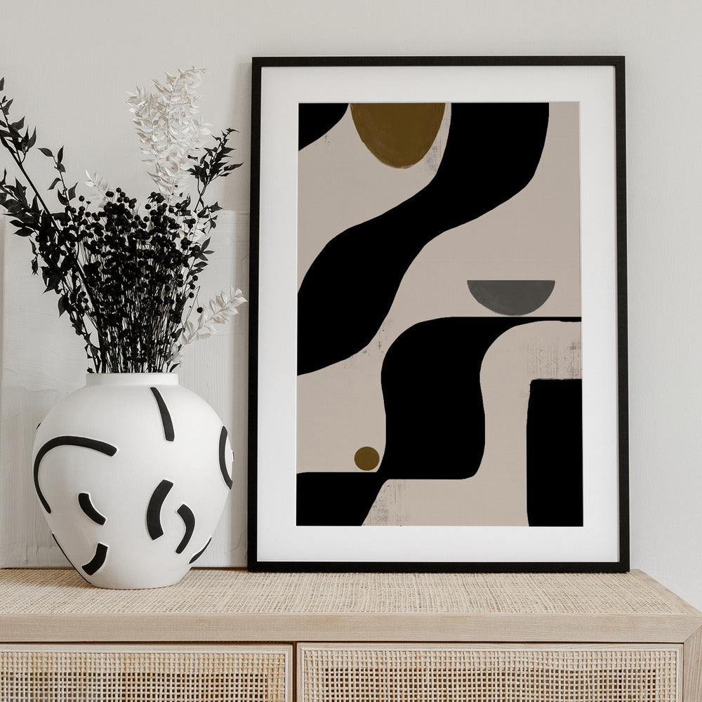Fluid Geometrics - Art Print by THE MIUUS STUDIO