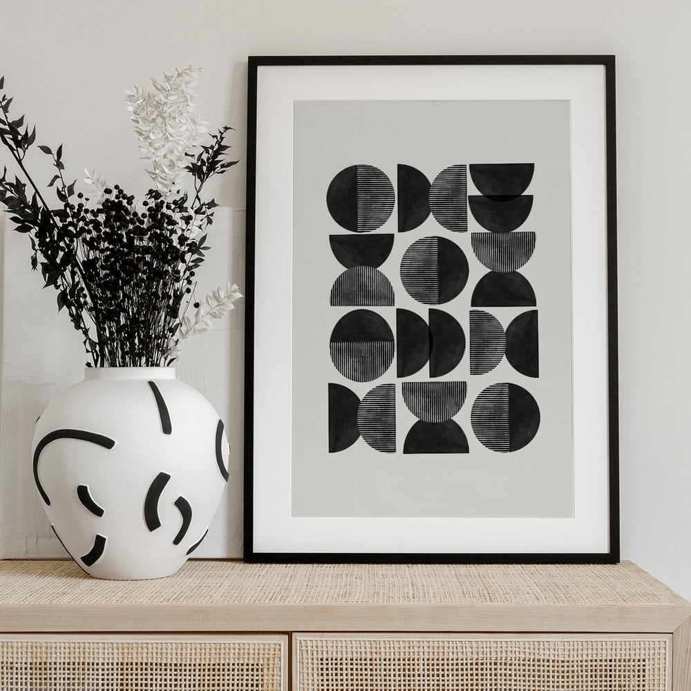 Geometric Rhythm - Art Print by THE MIUUS STUDIO