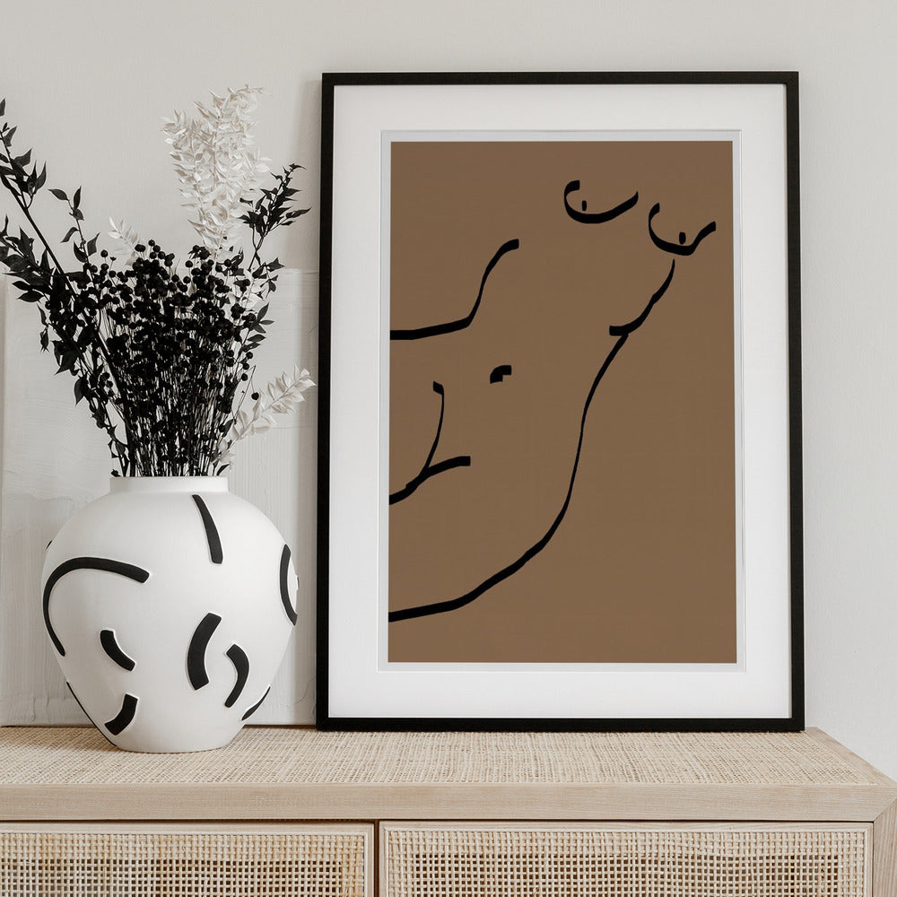Curved Lines - Art Print by THE MIUUS STUDIO