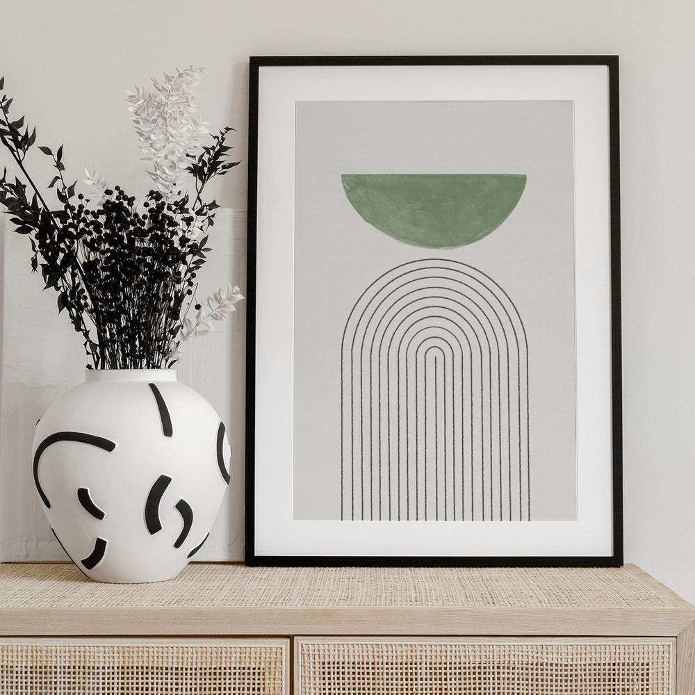 Curved Harmony - Art Print by THE MIUUS STUDIO