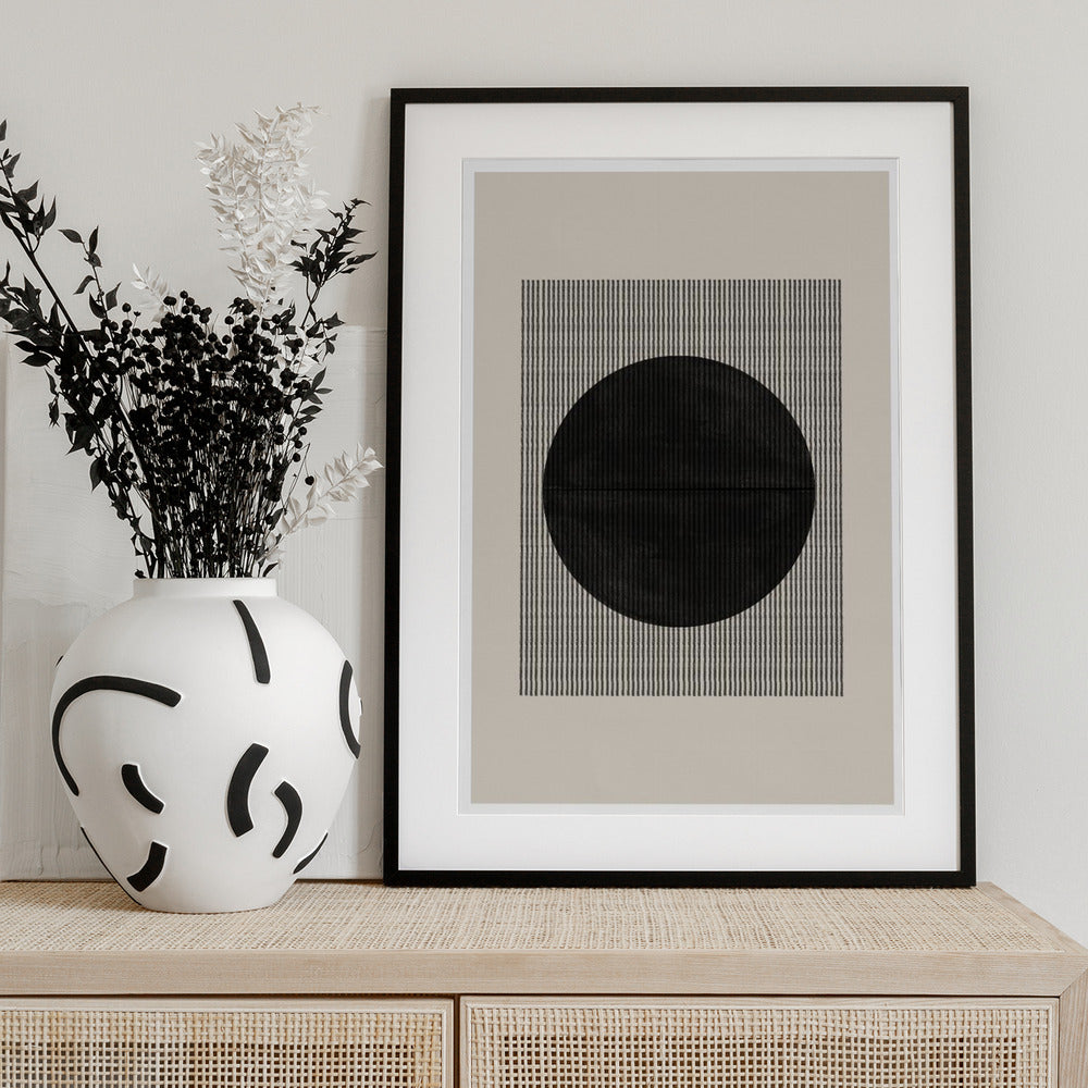 Circle Contrast - Art Print by THE MIUUS STUDIO