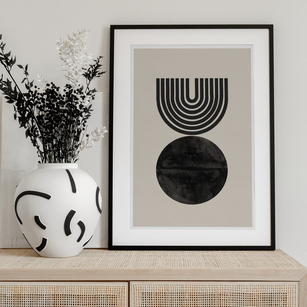 Monochrome Balance - Art Print by THE MIUUS STUDIO