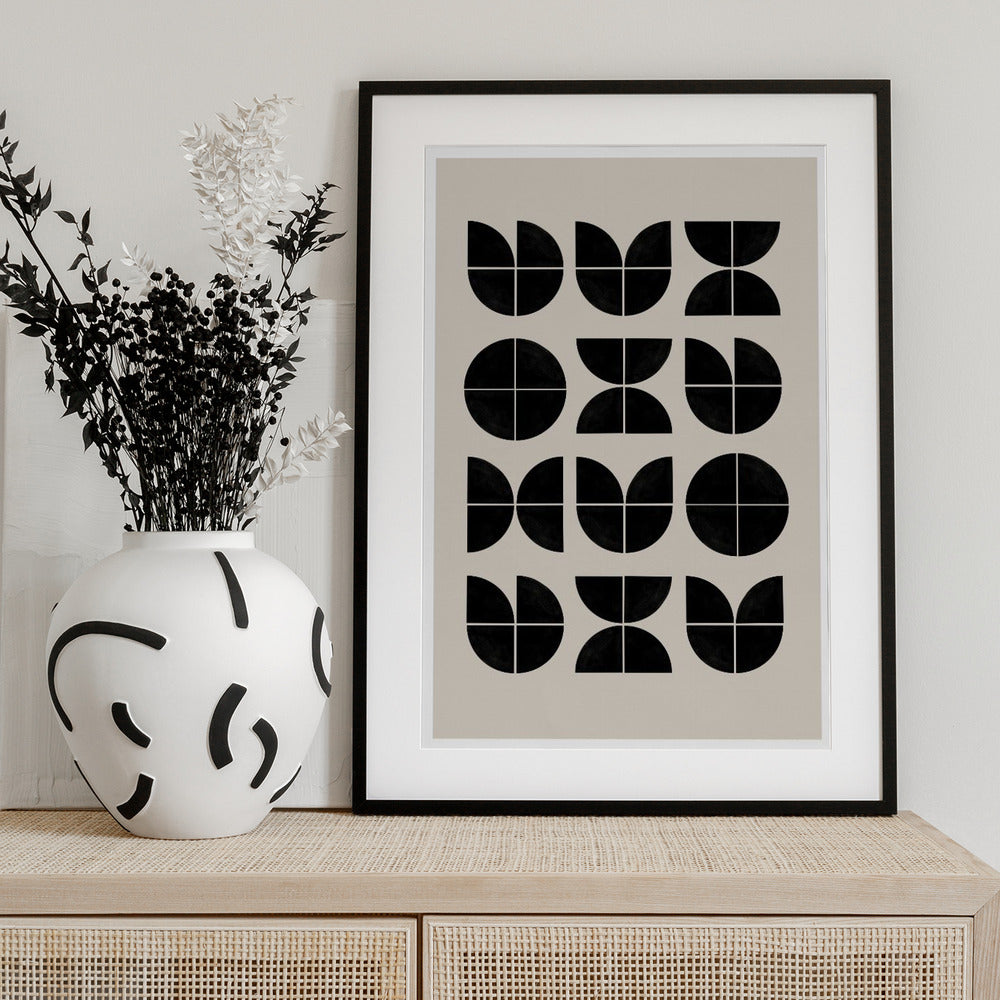 Geometric Harmony - Art Print by THE MIUUS STUDIO