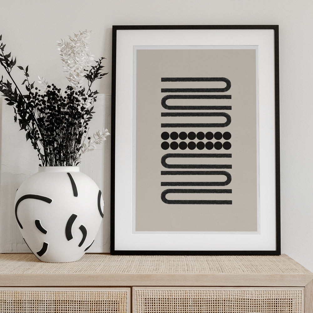 Geometric Harmony - Art Print by THE MIUUS STUDIO