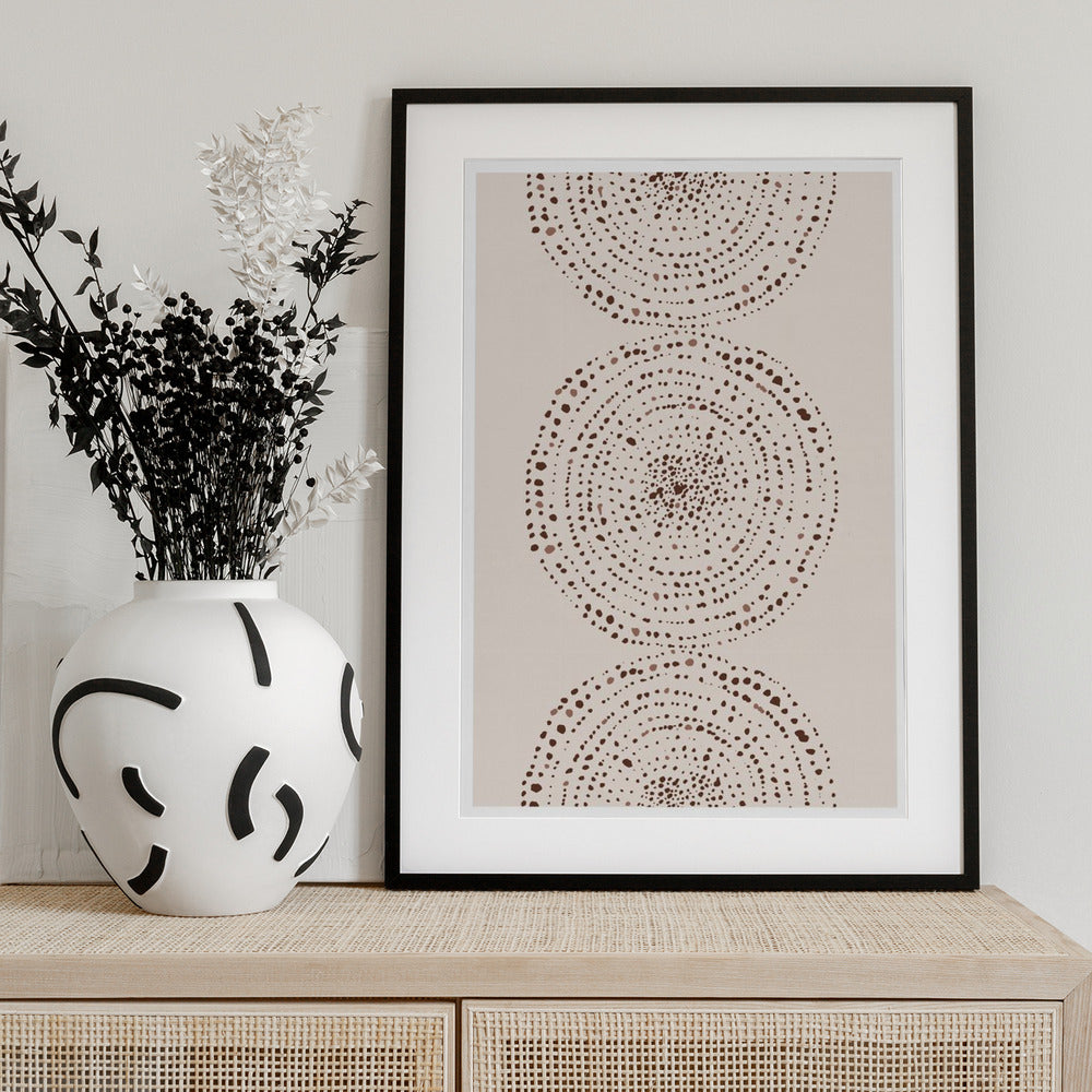 Concentric Whispers - Art Print by THE MIUUS STUDIO