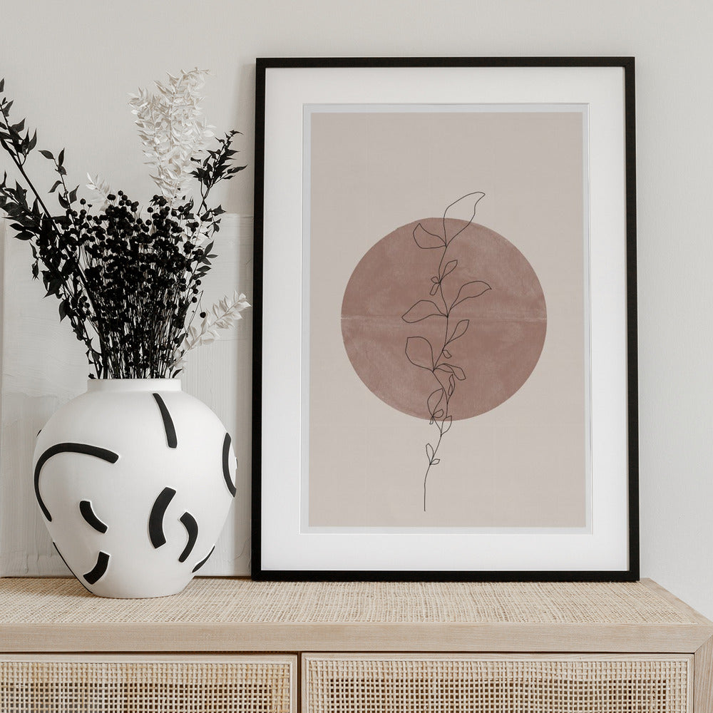 Circle and Vine - Art Print by THE MIUUS STUDIO