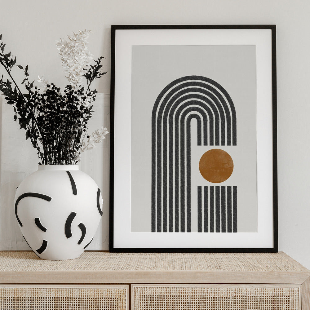 Sunset Curves - Art Print by THE MIUUS STUDIO