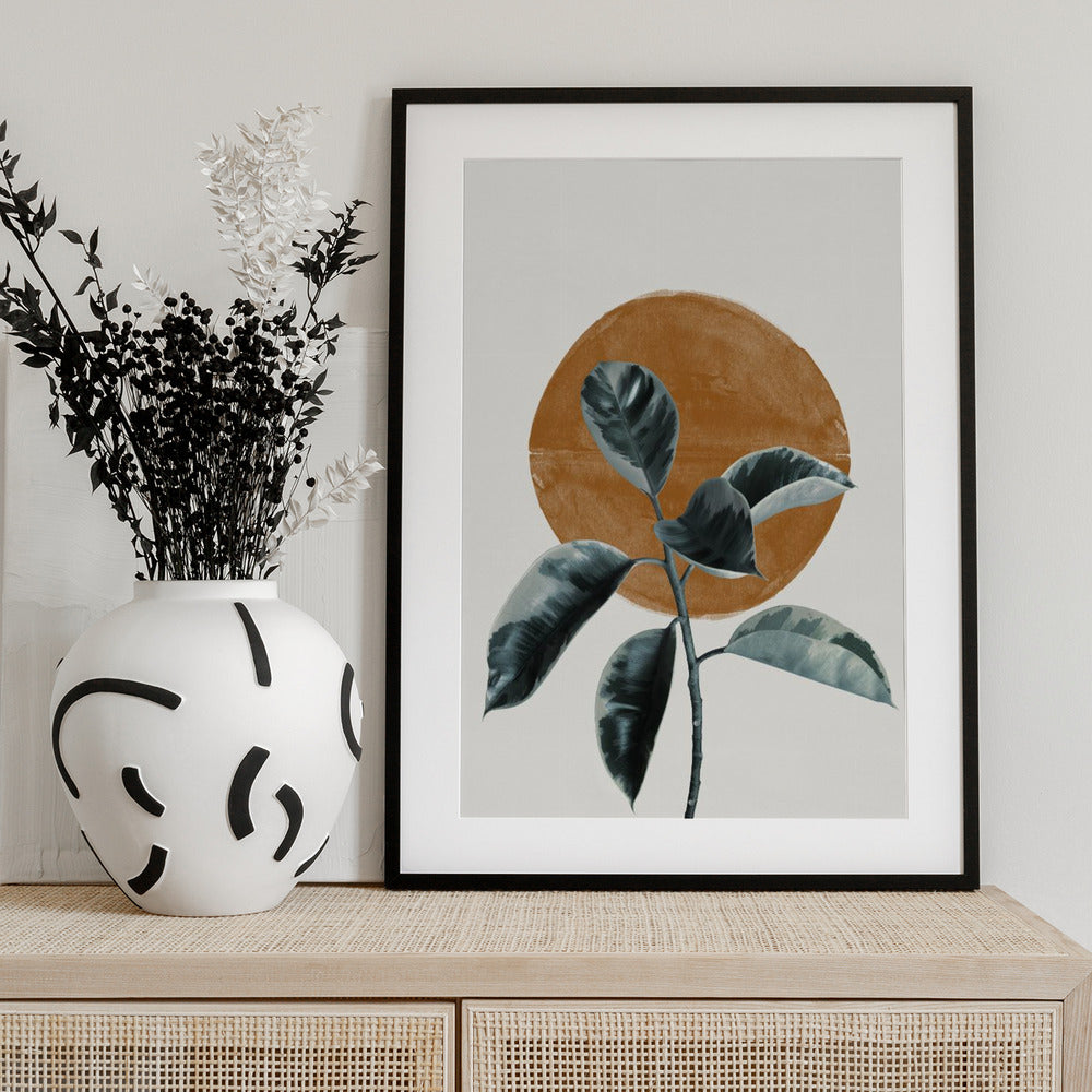Leaf and Sun - Art Print by THE MIUUS STUDIO