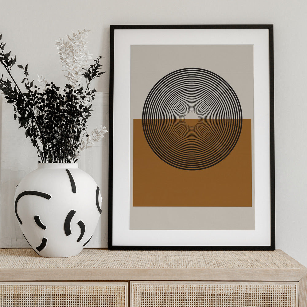 Concentric Reflections - Art Print by THE MIUUS STUDIO