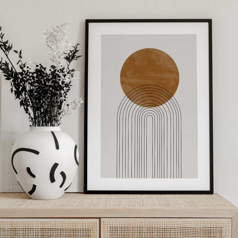 Golden Arch Echoes - Art Print by THE MIUUS STUDIO