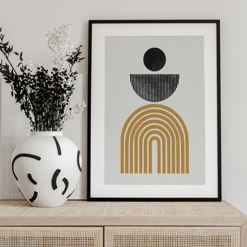 Geometric Harmony - Art Print by THE MIUUS STUDIO