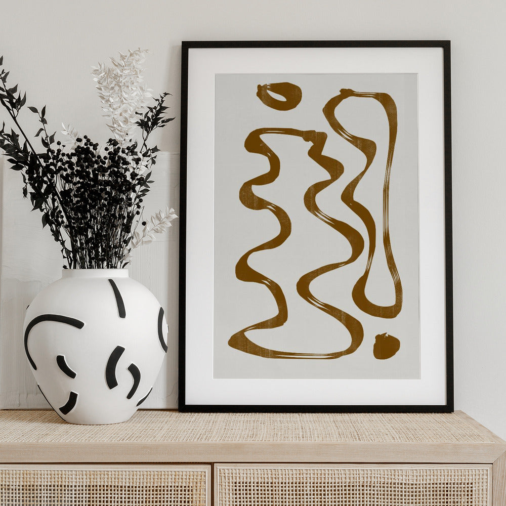 Curves and Lines - Art Print by THE MIUUS STUDIO