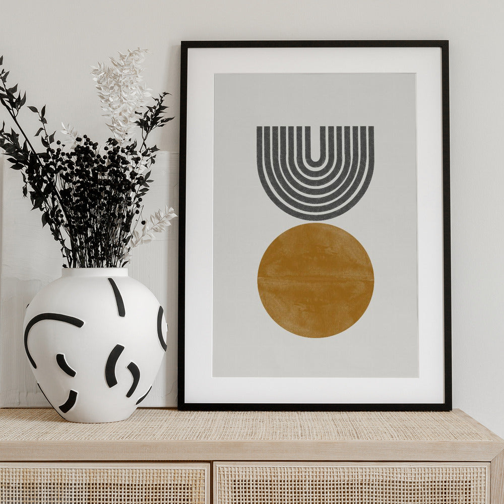 Geometric Harmony - Art Print by THE MIUUS STUDIO