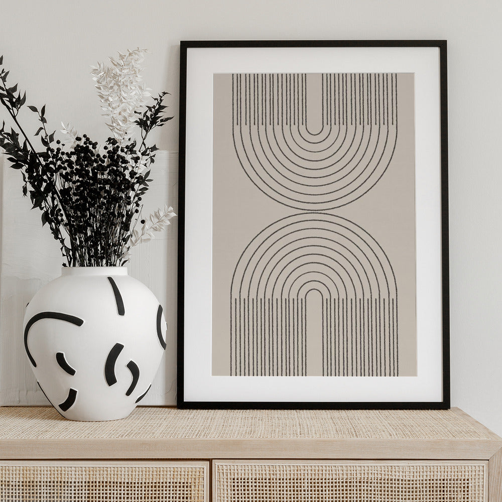 Symmetric Echoes - Art Print by THE MIUUS STUDIO