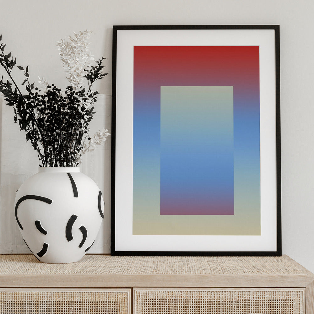 Gradient Gateway - Art Print by THE MIUUS STUDIO