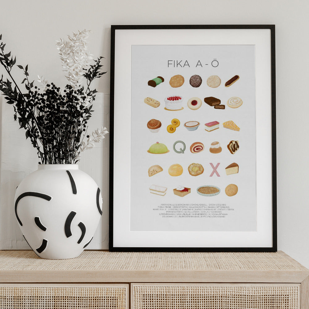 FIKA A-Ö - Art Print by Aminah Eleonora