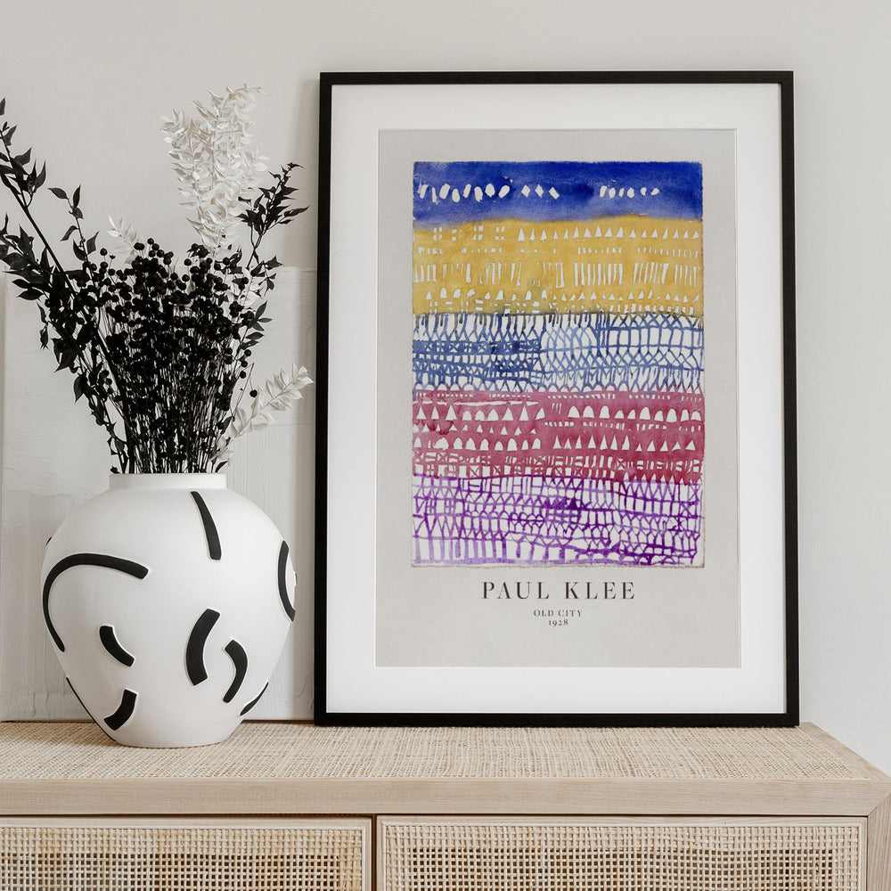 Old City - Art Print by Paul Klee