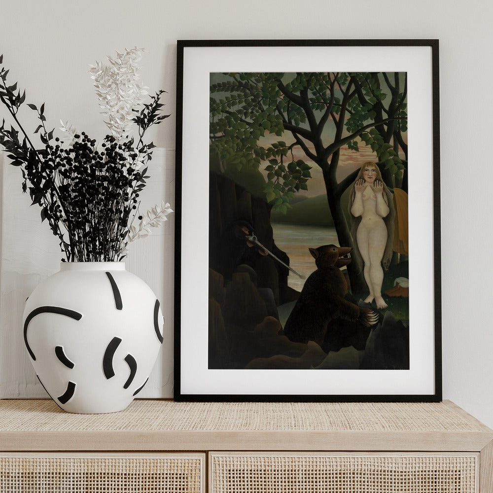 Mauvaise Surprise - Art Print by Henri Rousseau