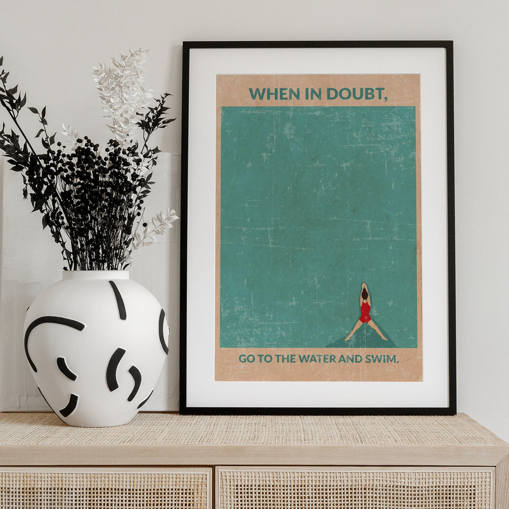 Open Water Wall Art Print by WallChart Art Studio