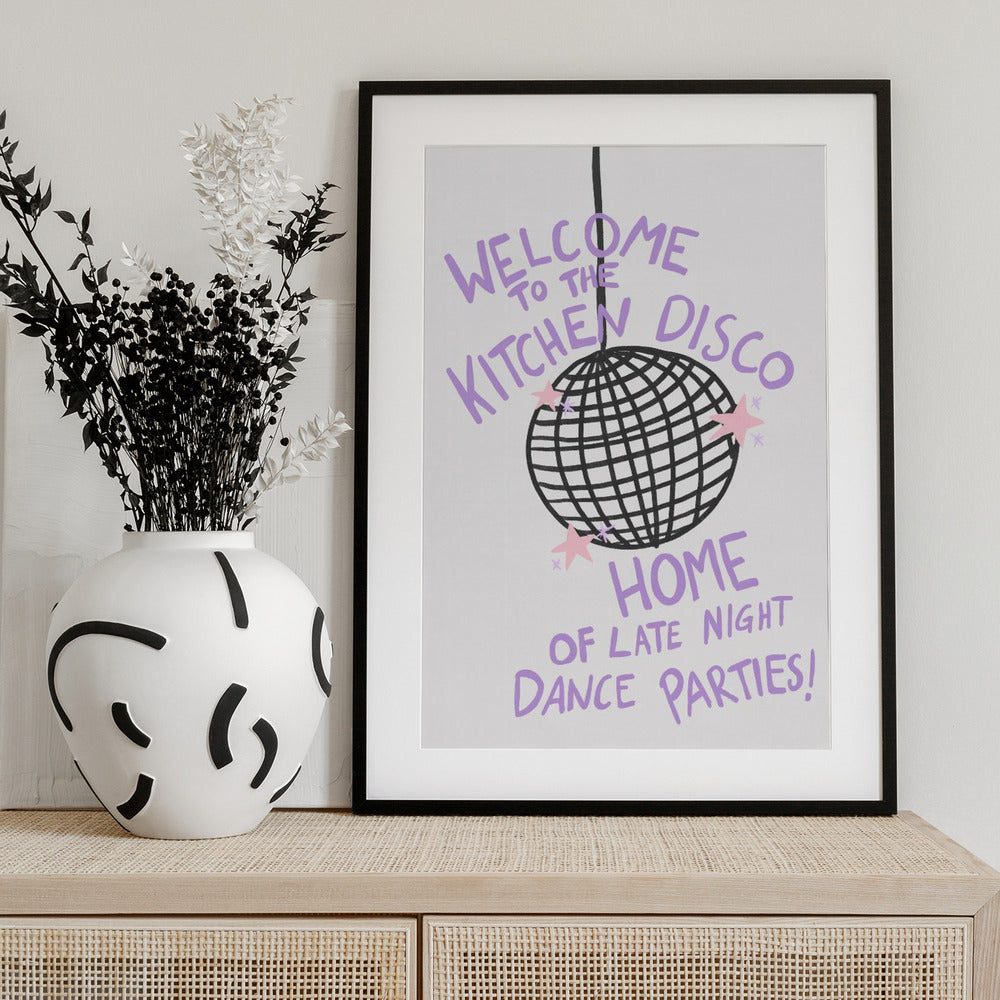 Kitchen Disco Vibes - Art Print by Athene Fritsch