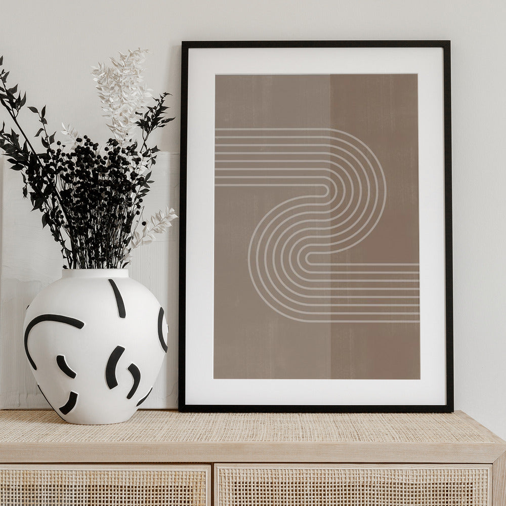 Curved Pathway - Art Print by THE MIUUS STUDIO