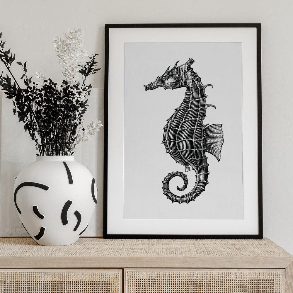 Seahorse - Art Print by jay stanley