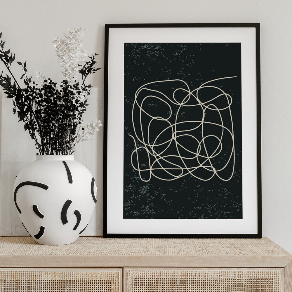 Black and White Lines #1 - Art Print by jay stanley