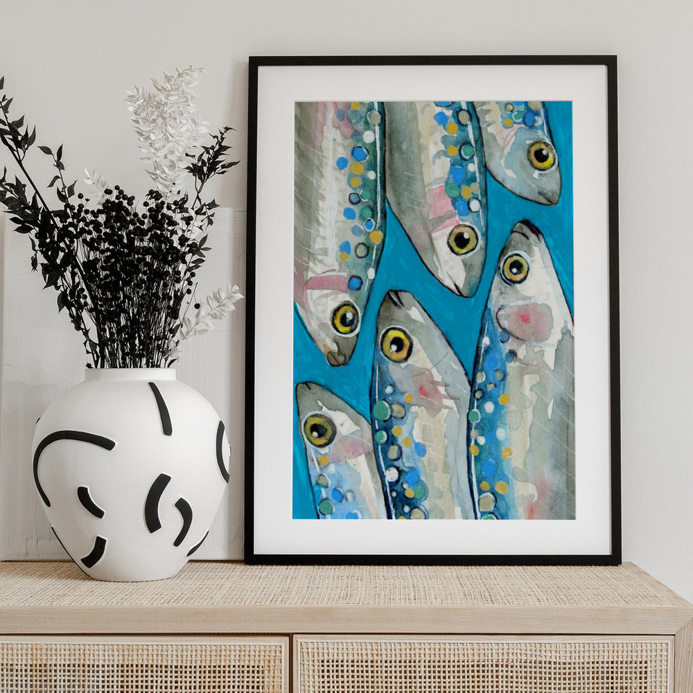 Fishes - Art Print by Petra Lizde