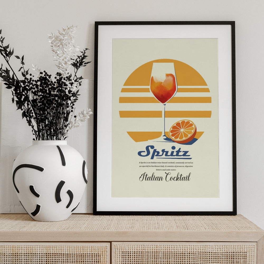 Spritz summer print - Art Print by Dion Gem