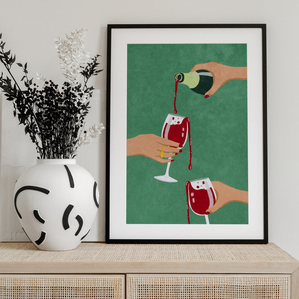 Cheers Girls - Art Print by Raissa Oltmanns