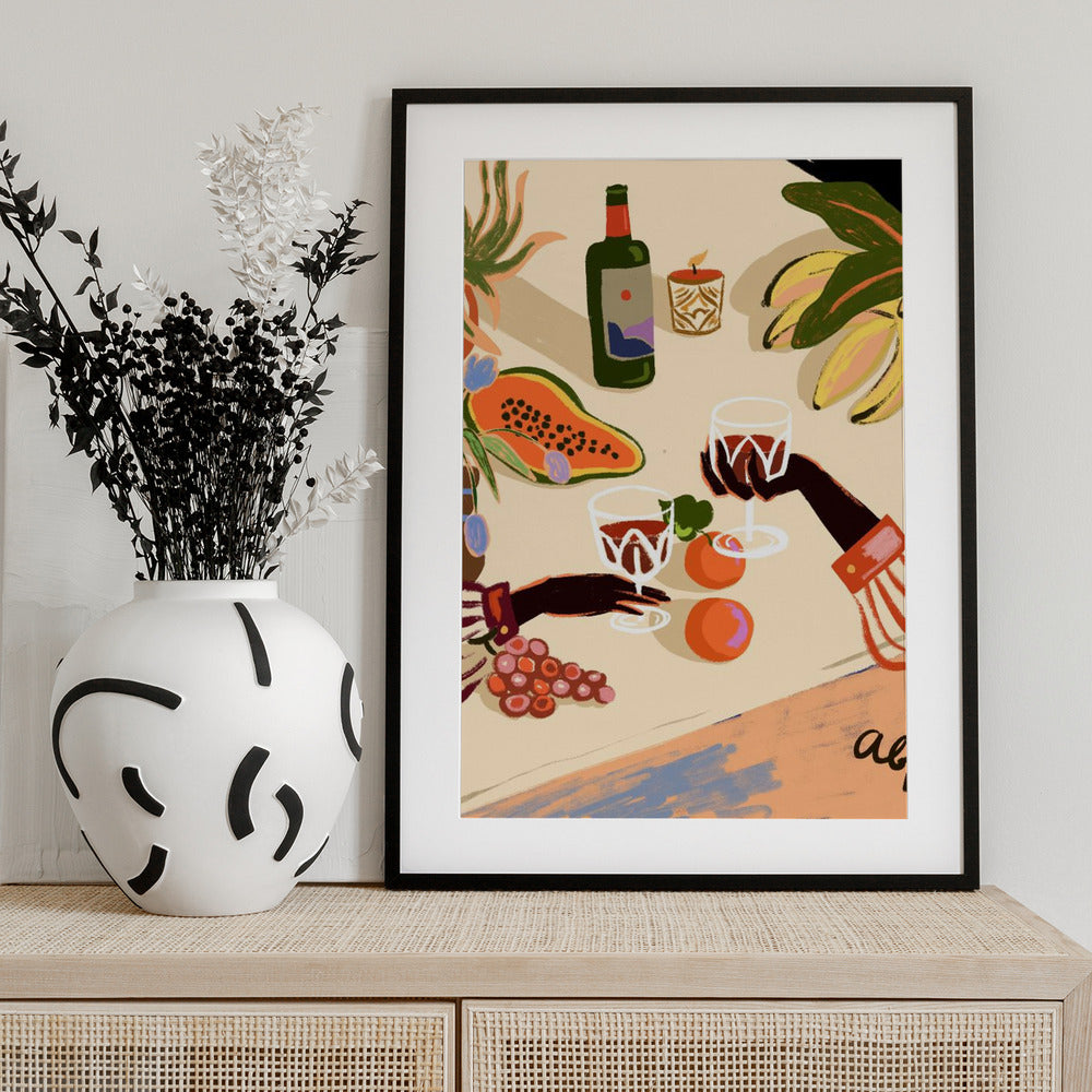 Cheers To You - Art Print by Arty Guava