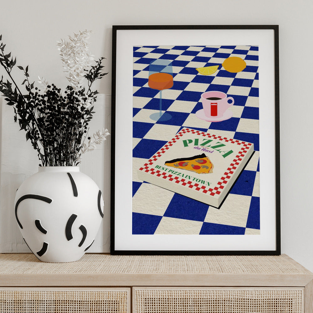 The Italian Menu - Art Print by Rosi Feist