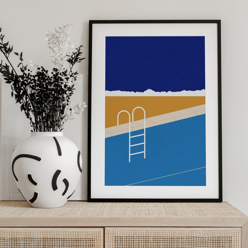 Desert Pool - Art Print by Rosi Feist