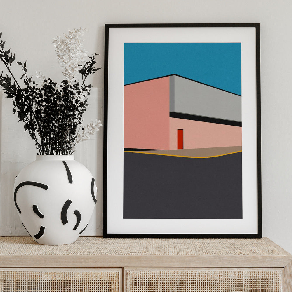 Warehouse Illustration - Art Print by Rosi Feist