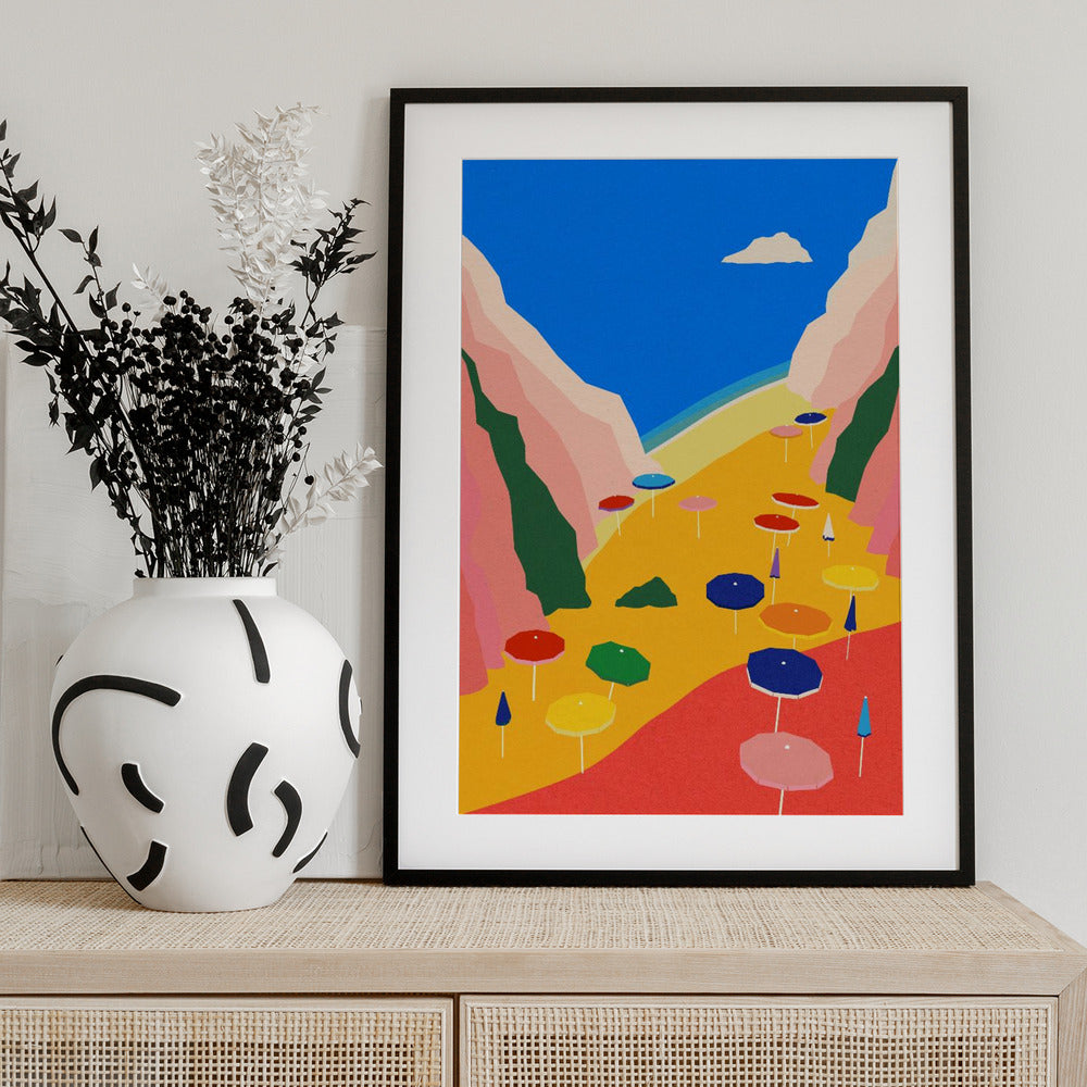 Lido Liguria - Art Print by Rosi Feist