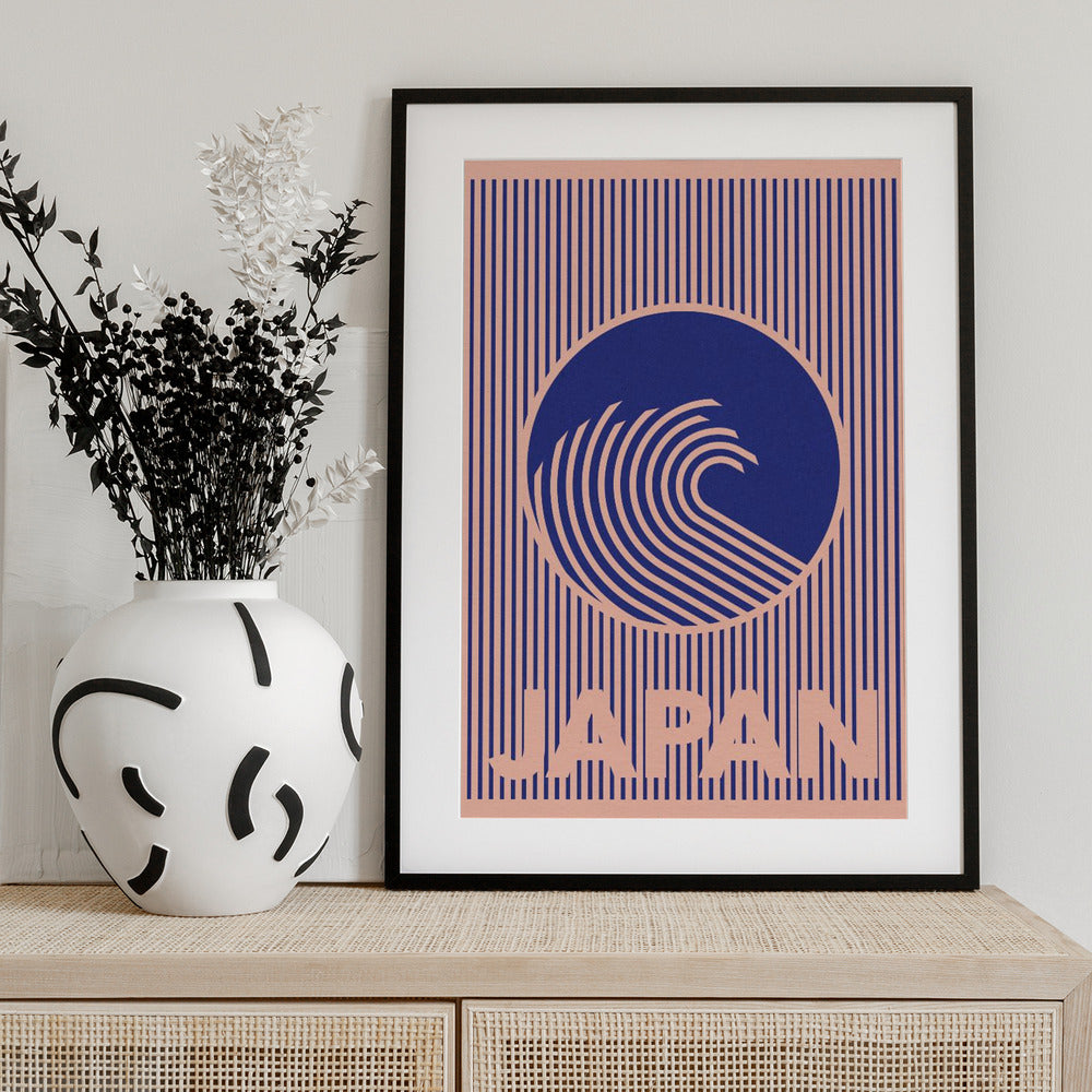 Great Wave of Japan - Art Print by Rosi Feist