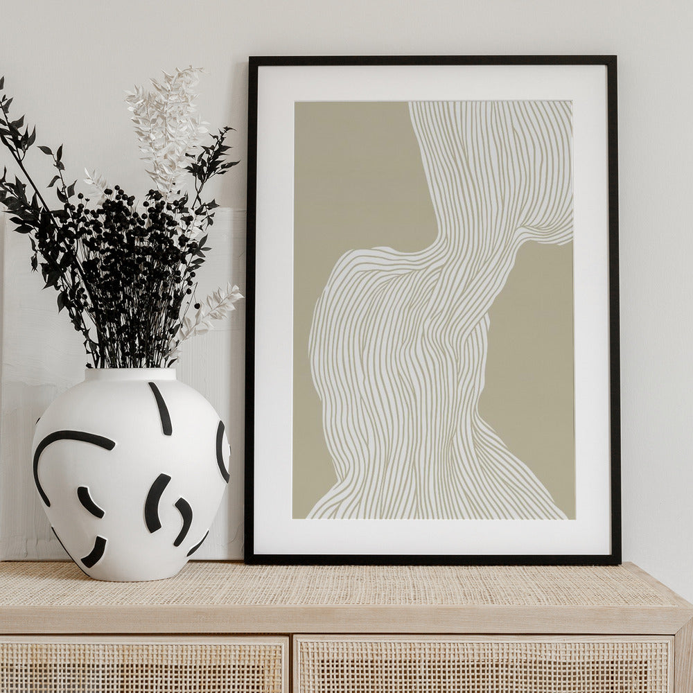 Flowing Linescape - Art Print by Treechild
